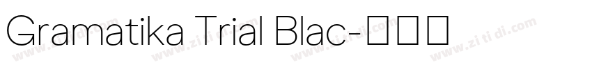 Gramatika Trial Blac字体转换